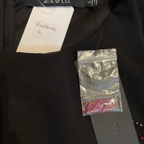 Black beaded flapper dress - Picture 13 of 15